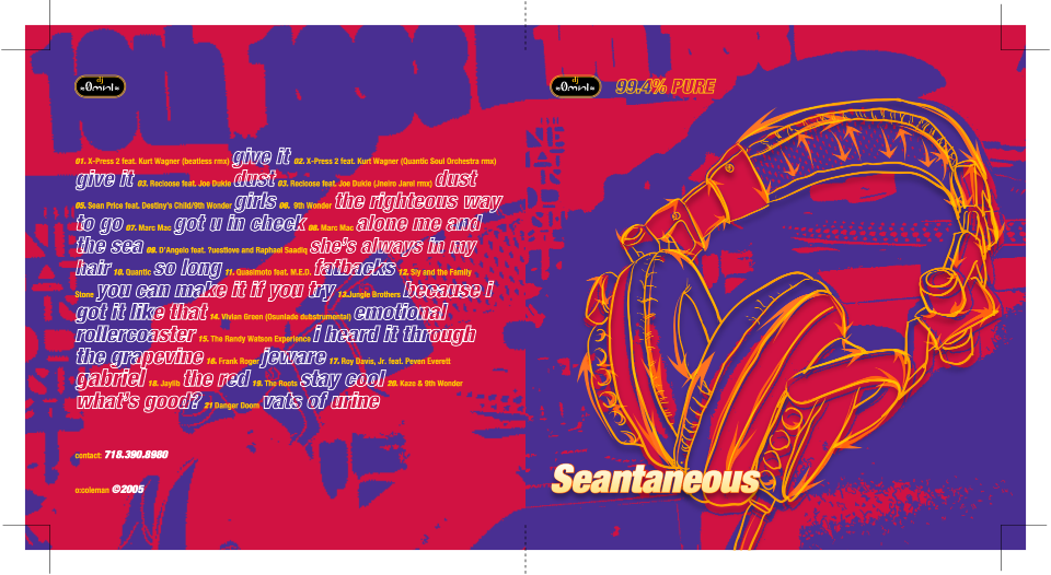 DJ Omni Osi, Seantaneous Cover.